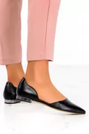 Baleriny - Czarne baleriny Casu polska skóra 2291/CP-1-37 - miniaturka - grafika 1