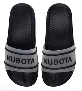 Klapki Kubota Basenowe Gel Czarne - Klapki i japonki męskie - miniaturka - grafika 1