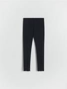 Spodnie i spodenki dla dziewczynek - Reserved - Transparentne spodnie - czarny - miniaturka - grafika 1