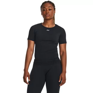 Damska koszulka treningowa Under Armour UA Train Seamless SS - czarna - UNDER ARMOUR - Koszulki sportowe damskie - miniaturka - grafika 1