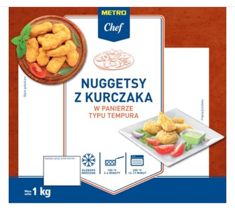 Nuggetsy z kurczaka w tempurze 1 kg
