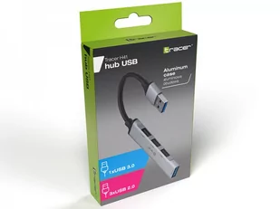Tracer HUB USB - 3x USB 2,0 1x USB 3,0 - Akcesoria do komputerów stacjonarnych Tracer HUB USB - 3x USB 2,0 1x USB 3,0 - Akcesoria do komputerów stacjonarnych - miniaturka - grafika 4