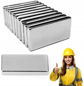 Magnesy - Magnesy NEODYMOWY Płytkowy 30x10x2 mm MOCNY N42 silny prostokątny sztabkowy - miniaturka - grafika 1