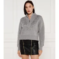Swetry damskie - Pinko Sweter BOMBAY | Loose fit | z dodatkiem wełny i kaszmiru - miniaturka - grafika 1