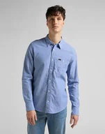 Koszule męskie - LEE LEESURE SHIRT MĘSKA KOSZULA BLUE UNION L66NORUF 112145386 - Lee - miniaturka - grafika 1