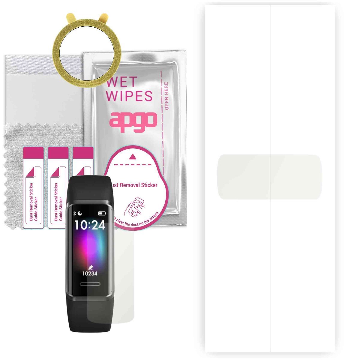 1x Folia hydrożelowa MATOWA do Doogee DG - apgo Smartwatch Hydrogel MATTE Protection Ochrona na ekran smartwatcha