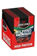 Pasztet i przetwory mięsne - Jack Links Suszona wołowina protein Biltong Original zgrzewka 12 x 60 g - miniaturka - grafika 1