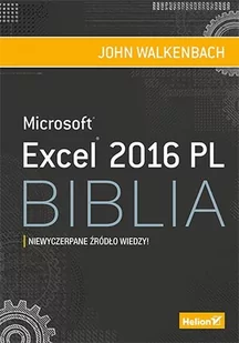 Excel 2016 PL. Biblia - E-booki - informatyka - miniaturka - grafika 1