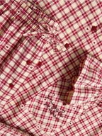 Moda i Uroda OUTLET - Reserved - Dwuczęściowa piżama w kratkę - czerwony - miniaturka - grafika 1