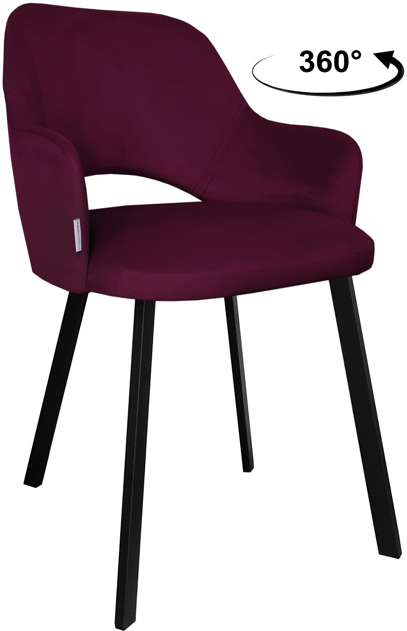 Krzesło obrotowe Milano podstawa Profil czarna MG02