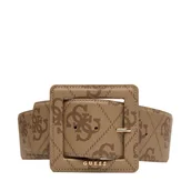 Paski - Pasek Damski Guess BW9247 P5370 Beżowy - miniaturka - grafika 1