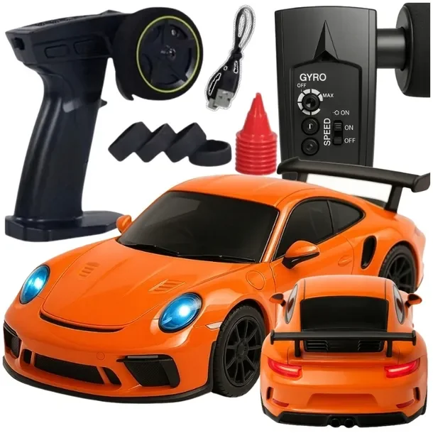 Autko do Driftu Zdalnie Sterowane na Pilot RC 1:43 POJAZD DRIFT POJAZD led