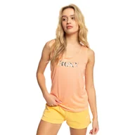 Koszulki i topy damskie - Damska koszulka bez rękawów ROXY LOSING MY MIND J TEES ERJZT05475-MFQ0 – Pomarańczowy - miniaturka - grafika 1