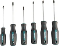 Śrubokręty - Makita E-13524 Atsuktuvų rinkinys 6 vnt, PH1x100, PH2x100, PZ1x80, PZ2x100, SL4.0x100, SL5.5x100, - miniaturka - grafika 1