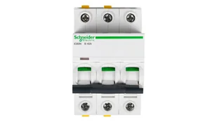 Schneider Electric Wyłącznik nadprądowy trójbiegunowy B 40A iC60N A9F03340 - Bezpieczniki elektryczne - miniaturka - grafika 2