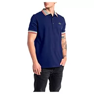 Koszule męskie - Replay Męska koszula polo M3685B, 880, niebieska, XS - miniaturka - grafika 1