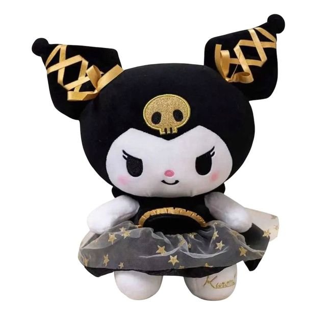 Maskotka Pluszowa Kuromi 45 Cm Czarna Sukienka Gwiazdki Dekoracyjna