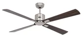Wentylatory sufitowe - Energooszczędny wentylator sufitowy z pilotem Eco Neo III WiFi 132 cm szczotkowany chrom Łopatki orzech / wiśnia - miniaturka - grafika 1