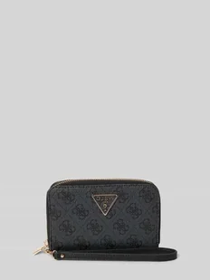 Portfel z detalem z logo model ‘LAUREL’ - Portfele - miniaturka - grafika 1