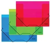 Teczki i skoroszyty - Teczka na gumkę A4 PP mix 80016 - miniaturka - grafika 1