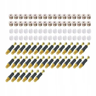 Zestaw 34X Śruby Mocujące Mimośrodkowe Kołki Mocujące M6X32Mm Do Szafek - Śruby i nakrętki Zestaw 34X Śruby Mocujące Mimośrodkowe Kołki Mocujące M6X32Mm Do Szafek - Śruby i nakrętki - miniaturka - grafika 1