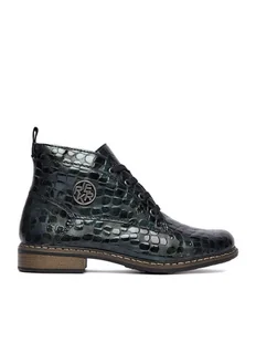 Rieker Trzewiki CEO-71205-90 Zielony - Botki damskie - miniaturka - grafika 1