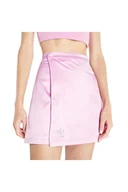 Spódnice - Spódnica damska Adidas Wrap różowa satynowa trapezowa-L - miniaturka - grafika 1