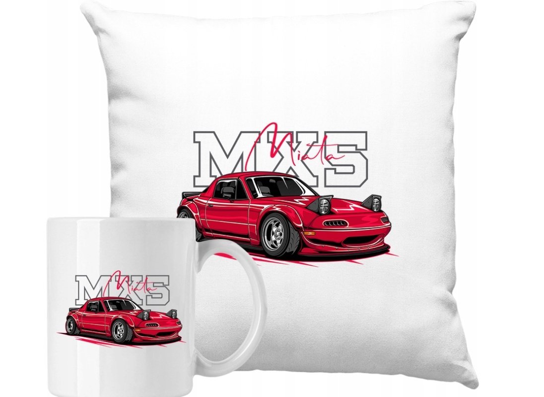 ZESTAW PODUSZKA + KUBEK JDM Auto Car Motoryzacja Pomysł Na Prezent #5
