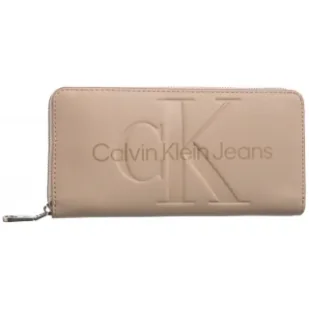 Portfel Sculpted Mono Zip Around Mono Rose Dust K60K607634 TFQ (CK120-g) Calvin Klein - Portfele - miniaturka - grafika 1