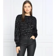 Swetry damskie - Desigual Sweter | Cropped Fit - miniaturka - grafika 1