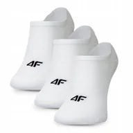 Skarpetki męskie - Skarpetki Męskie 4F Stopki Skarpety Białe Niskie 3 Pary Zestaw 39-42 - miniaturka - grafika 1