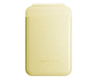 Native Union Active Wallet Stand lemon - Etui i futerały do telefonów - miniaturka - grafika 1