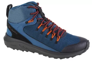 Buty sportowe męskie - Buty Columbia Trailstorm Mid Wp M 1938881403 niebieskie - grafika 1