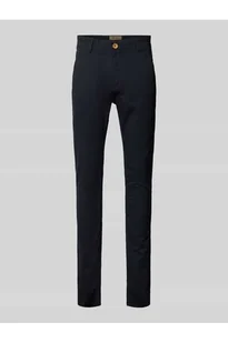 Spodnie o kroju slim fit z wpuszczanymi kieszeniami i kieszeniami z tyłu model NATAN - Blend - Spodnie męskie - miniaturka - grafika 1