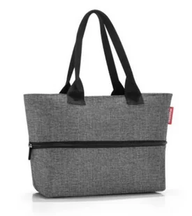 Torba Shopper e1 Twist Silver Reisenthel - Torby i wózki na zakupy - miniaturka - grafika 1