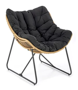 Rattanowy fotel wypoczynkowy w stylu boho M7-D29 - Fotele Rattanowy fotel wypoczynkowy w stylu boho M7-D29 - Fotele - miniaturka - grafika 1