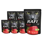 Mokra karma dla kotów - RAFI Cat Adult z wołowiną 10x300g - miniaturka - grafika 1