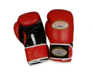 Rękawice bokserskie - Masters FIGHT EQUIPMENT Rękawice bokserskie, RBT-301 czerwone, 14 oz - miniaturka - grafika 1