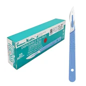 Meble i wyposażenie gabinetów medycznych - Skalpel chirurgiczny 23 sterylny 10szt stal nierdzewna Swann-Morton - miniaturka - grafika 1