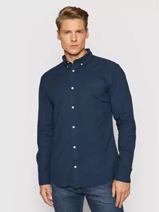 Jack&Jones Koszula Rblubrook Oxford 12192150 Granatowy Slim Fit - Koszule męskie - miniaturka - grafika 1