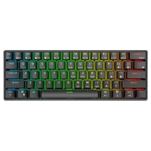 Royal Kludge RK61 RGB, red switch (czarna) - Klawiatury - miniaturka - grafika 1
