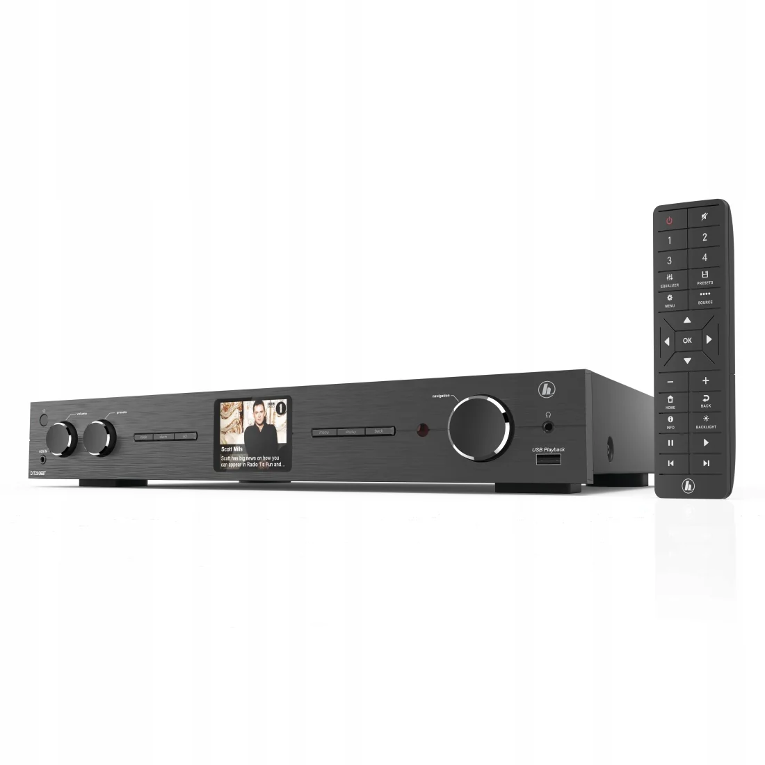 Hama Tuner DIT2105 Hi-Fi DAB+ Radio Internetowe Bluetooth RX/TX Aplikacja / Hama