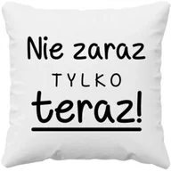 Poduszki do karmienia - Nie zaraz, tylko teraz! - poduszka na prezent - miniaturka - grafika 1