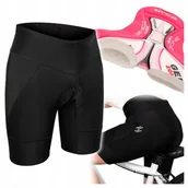 Spodenki rowerowe - Spodenki Rowerowe Damskie na Rower z Wkładką Żelową Kolarskie MTB rozm. M/L - miniaturka - grafika 1