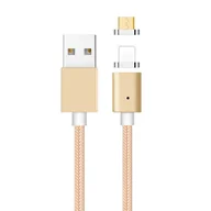 Kable komputerowe i do monitorów - Libox Kabel magnetyczny 2w1 MicroUSB/Ligtning LB0113 LIBOX - miniaturka - grafika 1