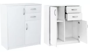 Komoda julia k12d2s k020 biały 85x74x35 cm - Komody Komoda julia k12d2s k020 biały 85x74x35 cm - Komody - miniaturka - grafika 1