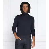 Swetry męskie - GUESS Golf Regular Fit z dodatkiem jedwabiu - miniaturka - grafika 1