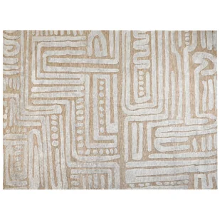 Dywan 300 x 400 cm beżowy MANDAI - Dywany - miniaturka - grafika 1