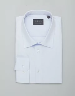 koszula lavello 00424 długi rękaw błękit classic fit - Koszule męskie - miniaturka - grafika 1