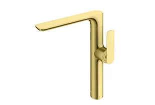 Kohlman QB146EGDB 1-otworowa bateria kuchenna z obrotową wylewką GOLD BRUSHED - Baterie kuchenne - miniaturka - grafika 2